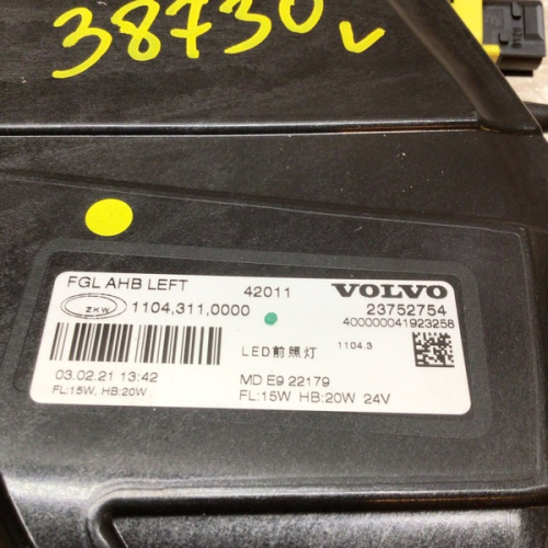 ПТФ фара L VOLVO