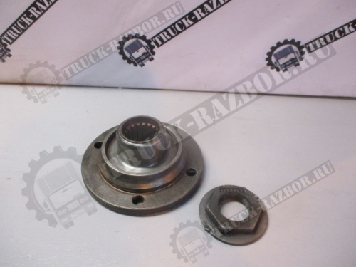 Фланец выходного вала с гайкой