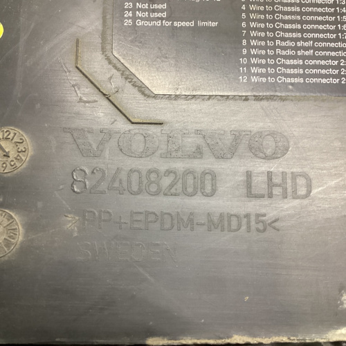 Накладка торпедо нижняя, R VOLVO